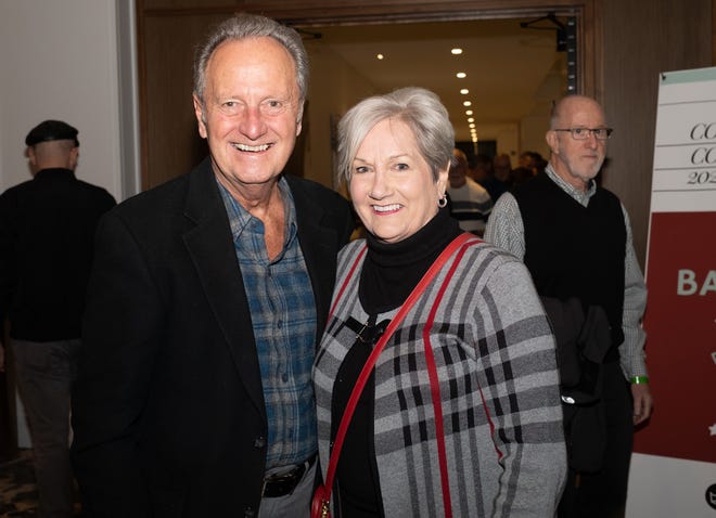 Rich and Roberta Terapak at the first Columbus Monthly Cocktail Competition, hosted by Vitria on the Square on Nov. 15, 2023 (Photo by Tim Johnson)