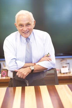 Les Wexner is stepping down as chairman of the Columbus Partnership, but will remain involved.