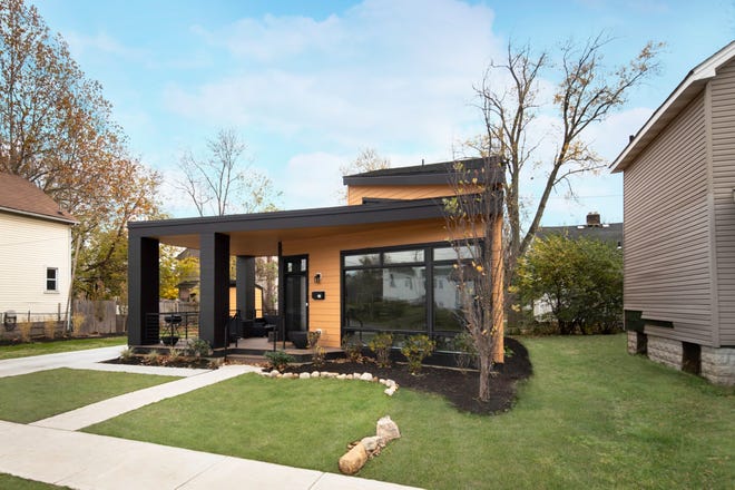 The Columbus Legacy House, completed in 2019 by Moody Nolan, is located in the Linden neighborhood and was given away to a family in need.